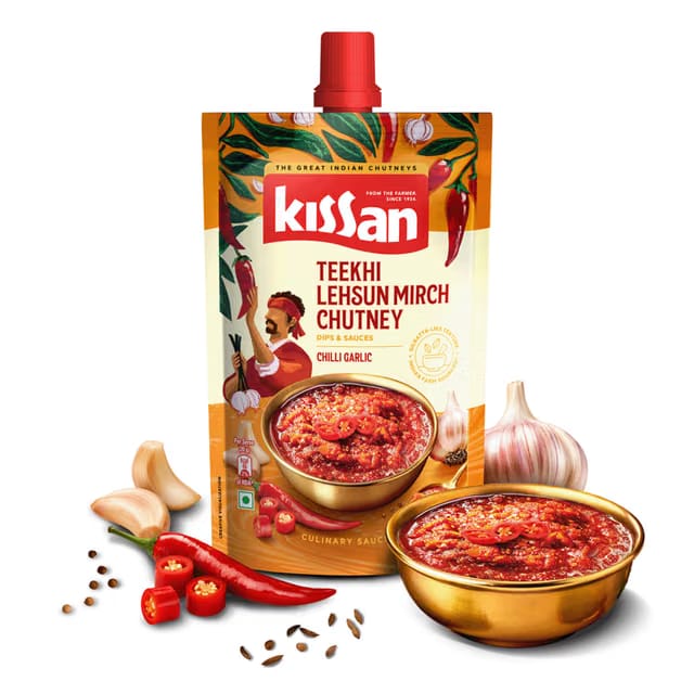Kissan Teekhi Lehsun Mirch Chutney Doy