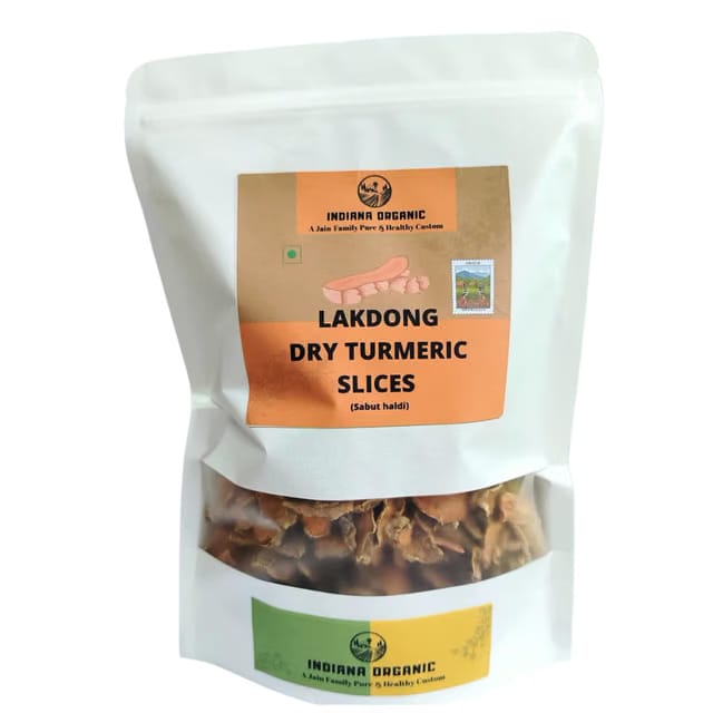 Indiana Organic Lakadong Turmeric Dry whole slice