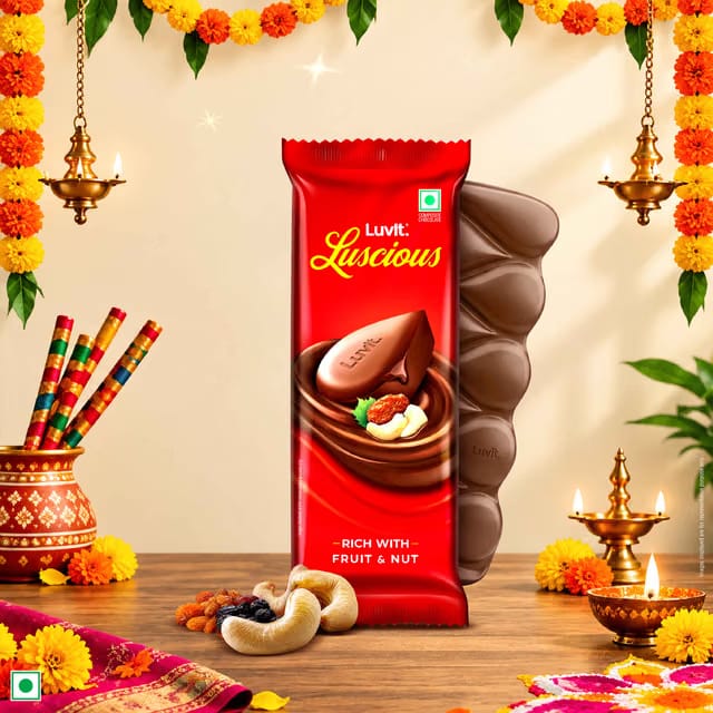 Luvit Luscious Fruit & Nut Chocolate Bar