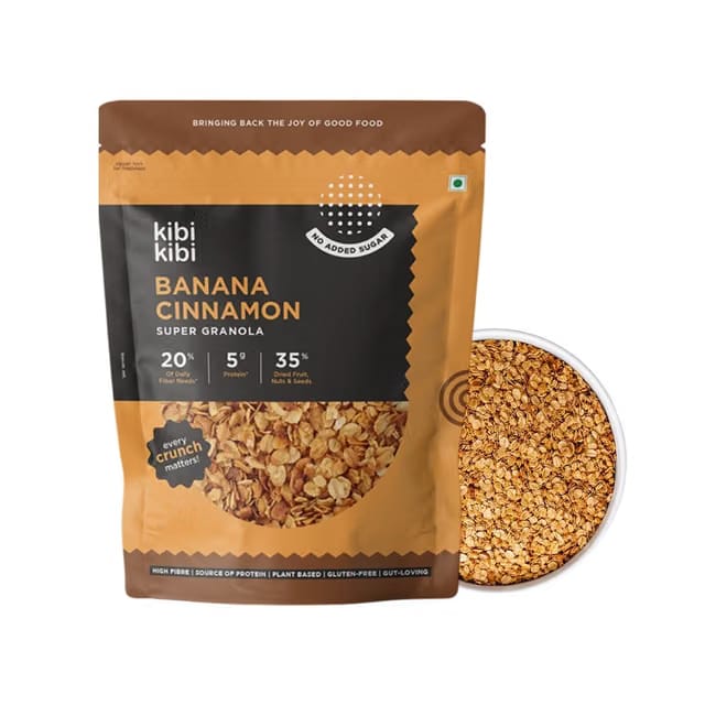 Kibi Kibi Banana Cinnamon Super Granola