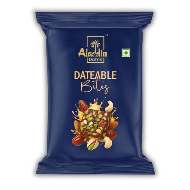 Aladdin Dates Dateable Bites Dry Fruit Barfi