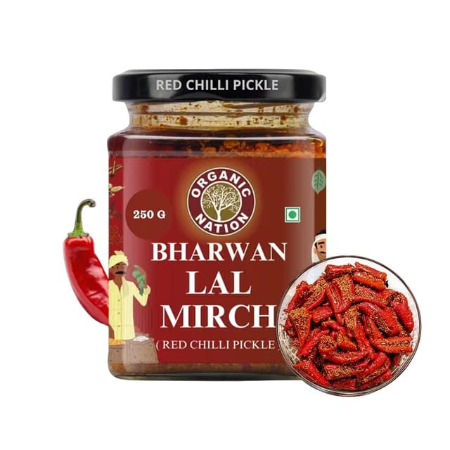 Organic Nation Stuffed Chilli Pickle