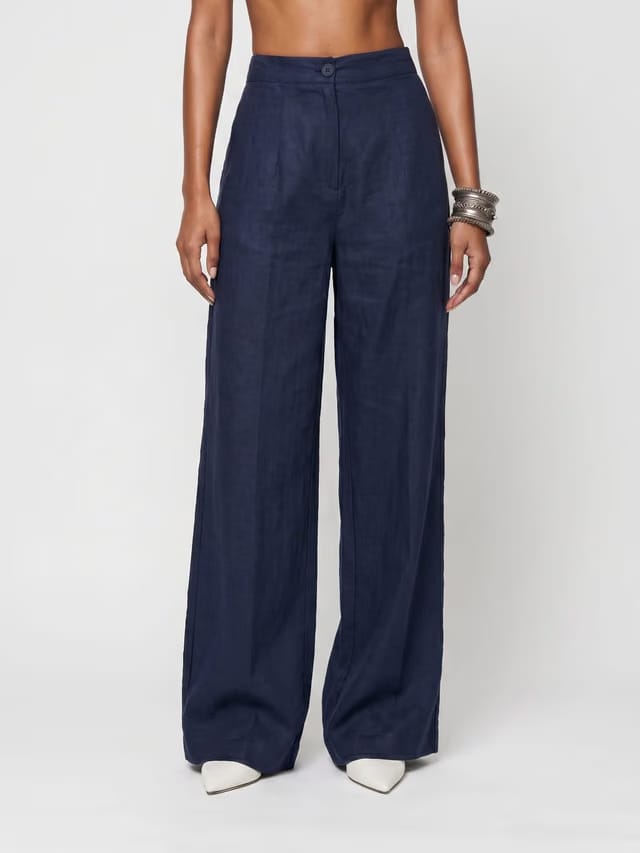 Navy Blue Loose fitting pants