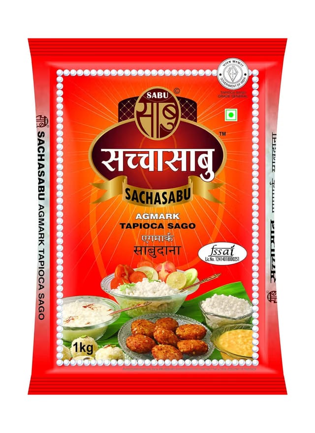 SACHASABU Sabudana Tapioca Sago