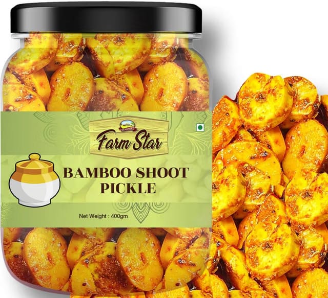 farm star BAMBOO SHOOT PICKLE- BANS KA ACHAR- TASTY & TANGY Bamboo Pickle
