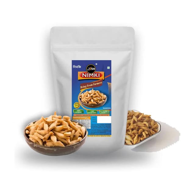sish desi Bengali Nimki - Namkeen Crunchy Healthy & Tasty All Time Fresh Snacks Namkeen