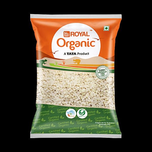 BB Royal Organic Urad Dal - White, Split, Unpolished