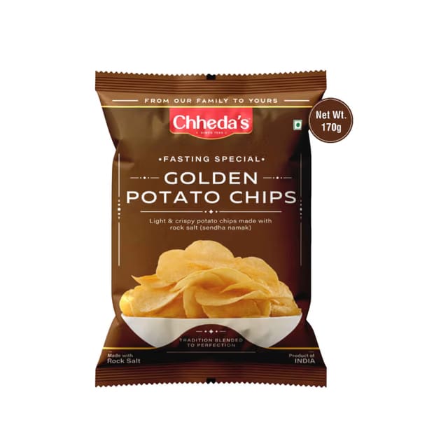Chheda's Golden Plain Salted Chips