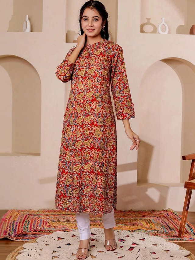 Sangria Women Paisley Printed Indie Prints Kurta