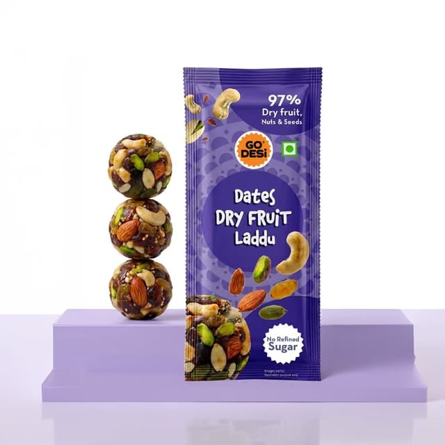 Dry Fruit Laddu with Mixed Seeds by GO DESi