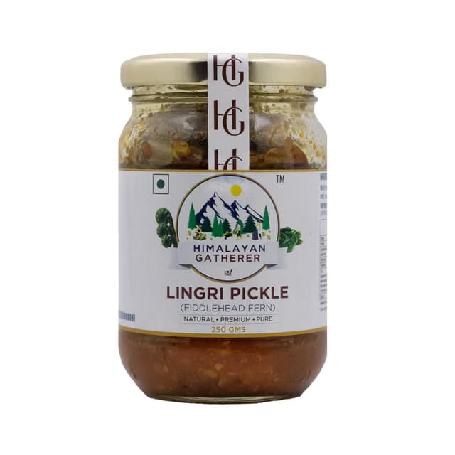Lingri Pickle (Fiddlehead Fern) 250gms handmade pickle 100% Natural, free from preservatives
