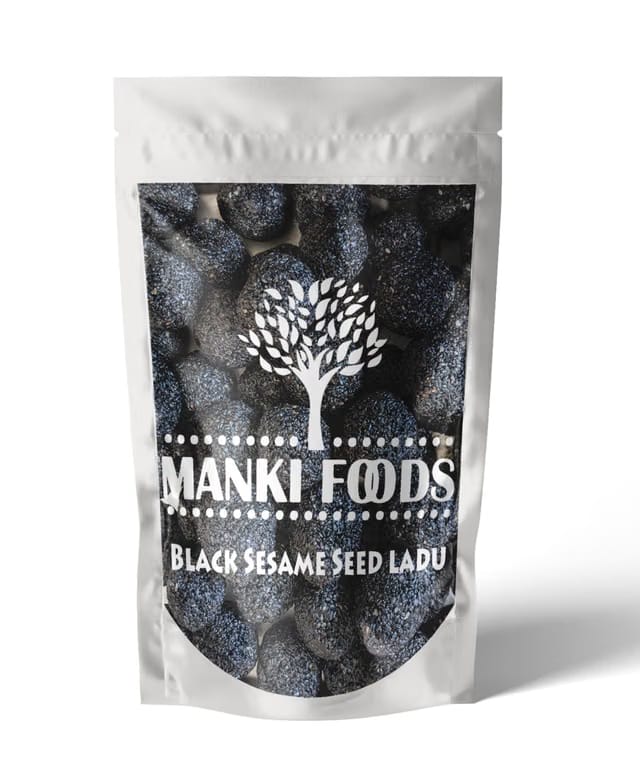 Maanki Black Til Laddu(Home Made Black Sesame Seed Ladoo)/Black Sesame Ladoo 250Gram