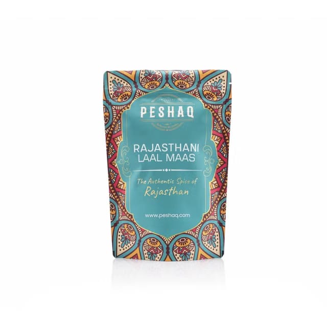 PESHAQ Rajasthani Laal Maas Masala - Ready to Cook Mutton & Meat Masala, Prepare Aromatic Meat Curries & Gravies