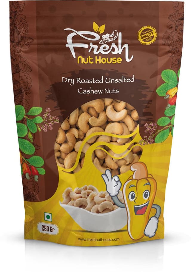 Fresh Nut House Dry Roasted Unsalted Cashews