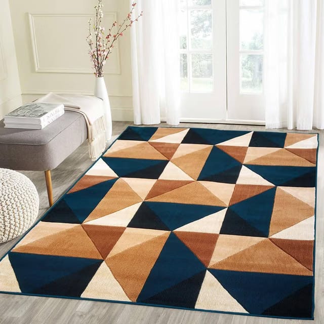 BHADOHICARPETS 6 ft X 8 ft Wool Carpet