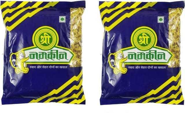 Shree Namkeen Dal Moth - Indore Special - Pack of 2, 400 gm each. Dalmoth