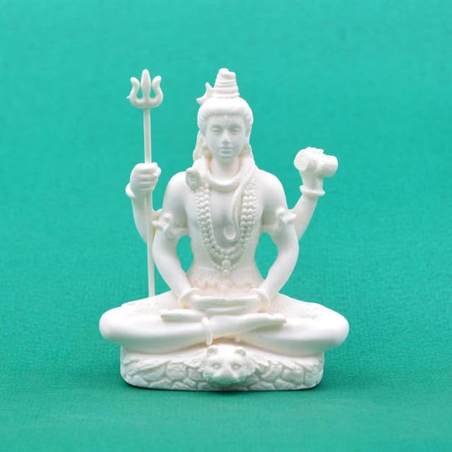 CraftVatika Shiv Shiva Murti Statue Idols Sculpture for Car Dashboard Pooja Temple Room Home Decoration & Festival