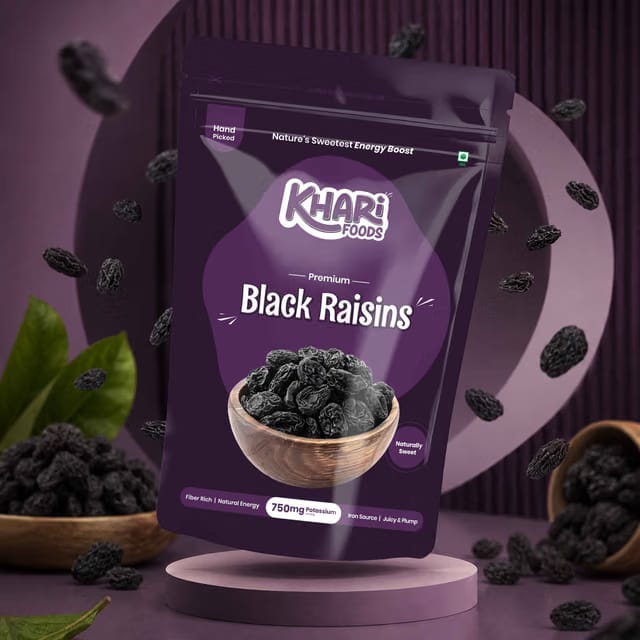 Khari Foods Premium Black Raisins
