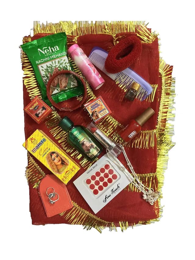 Navratri MATA Rani ka shringar kit/Suhag Kit/ - Devi Solah Shringar Kit with solah Shringars(Items)