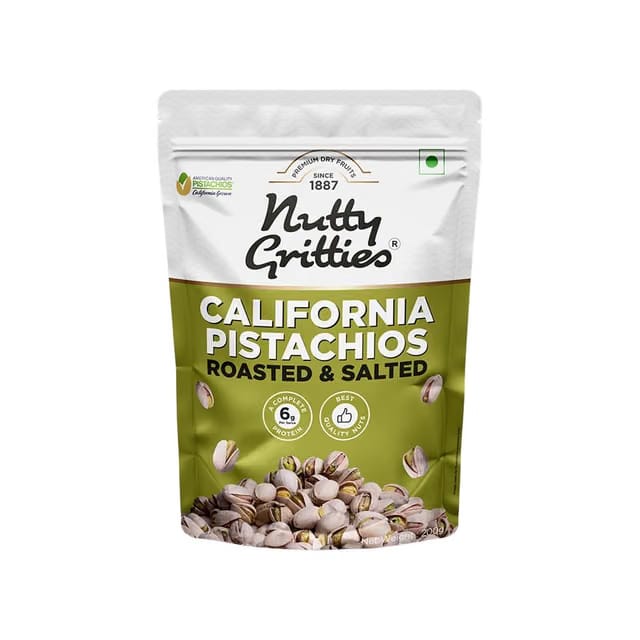 Nutty Gritties Roasted & Salted California Pistachios
