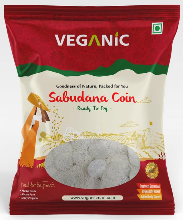 Veganic Sabudana Papad Plain