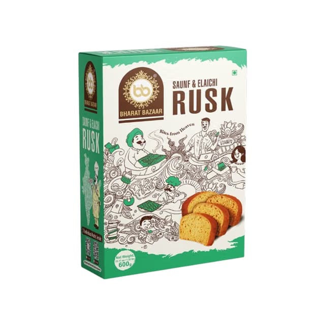 BB Bharat Bazaar Saunf & Elaichi Rusk