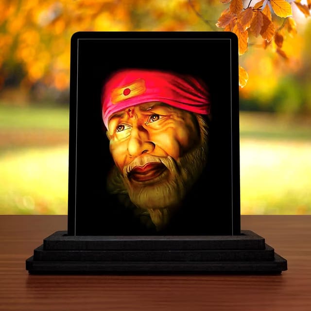 Sai Baba ji Car Dashboard Idols Figurine Showpiece for Car and Home