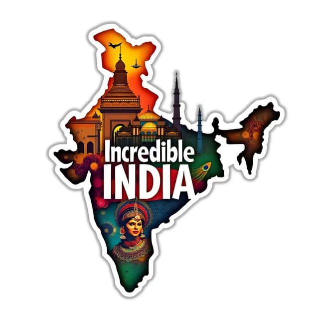 Naxon India Souvenir Wooden Fridge Magnet – 3x3 Inch Refrigerator Magnet for Kitchen & Home Décor