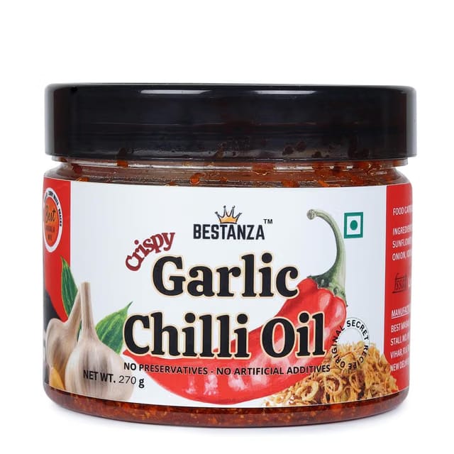 BESTANZA Crispy Garlic & Onion Chilli Oil