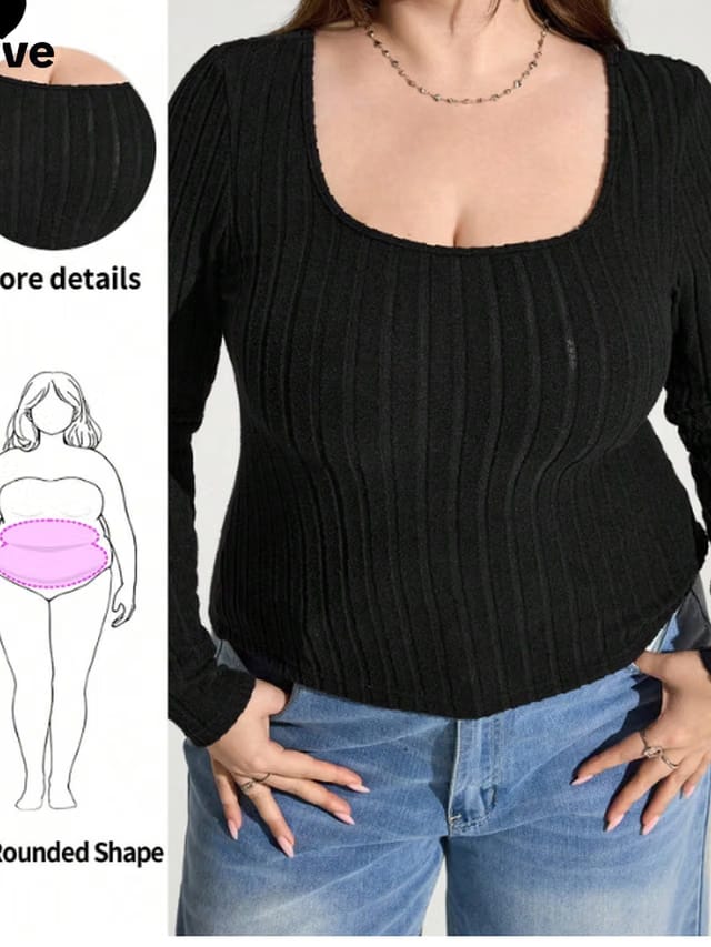 Women's Plus Size Pleated Top