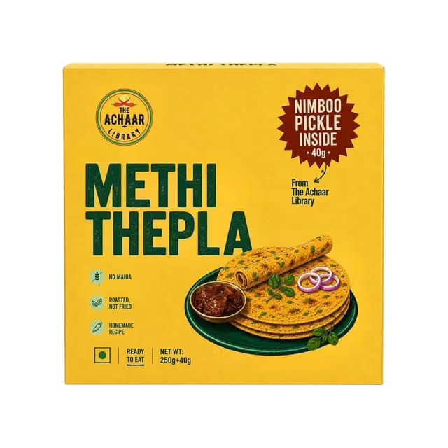 The Achaar Library Methi Thepla