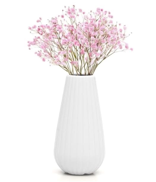 Flower Vase for Home Office Decor, Decorative Vase for Home Decor Center Table Bedroom Living Room & Office Decoration