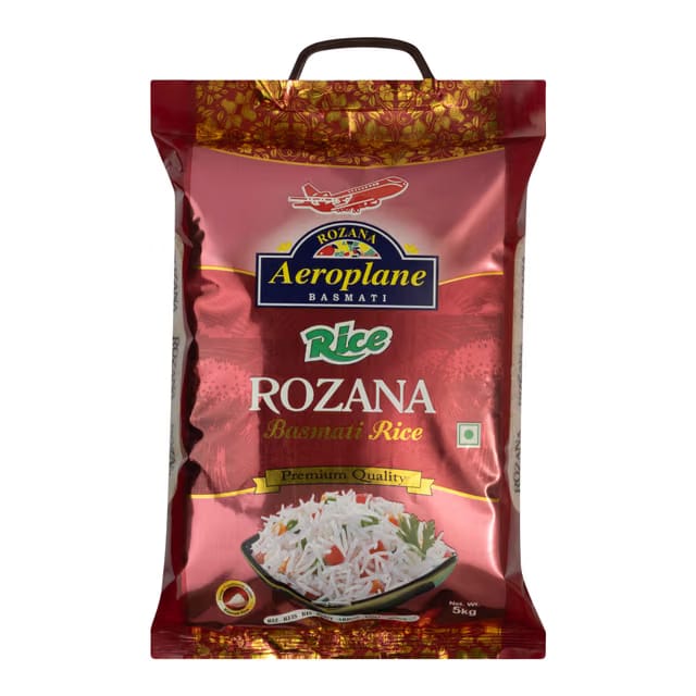 Aeroplane Family Choice Rozana Basmati Rice Medium Grain Best for Daily Meals