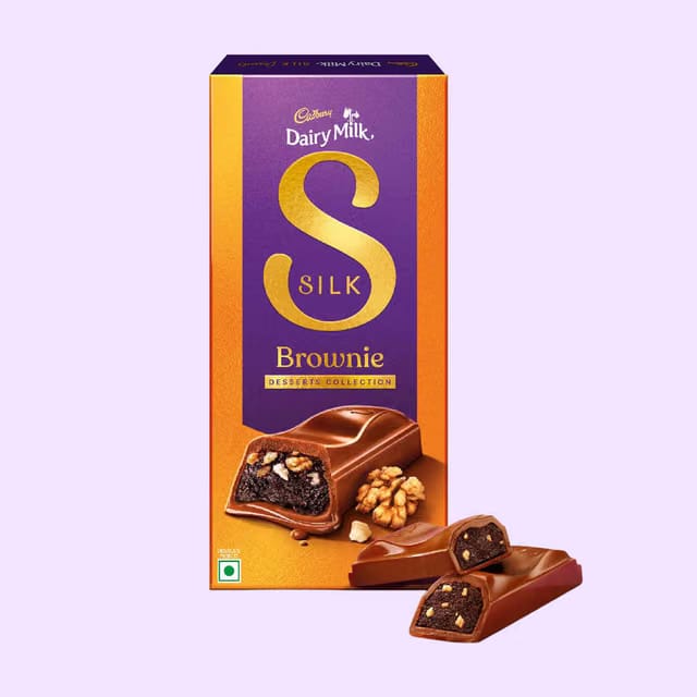 Cadbury Dairy Milk Silk Desserts Brownie Chocolate Bar