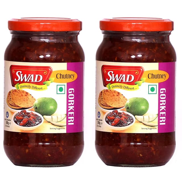 SWAD Sweet Gor Keri Pickle, Sweet Mango Achar, 500 g Each
