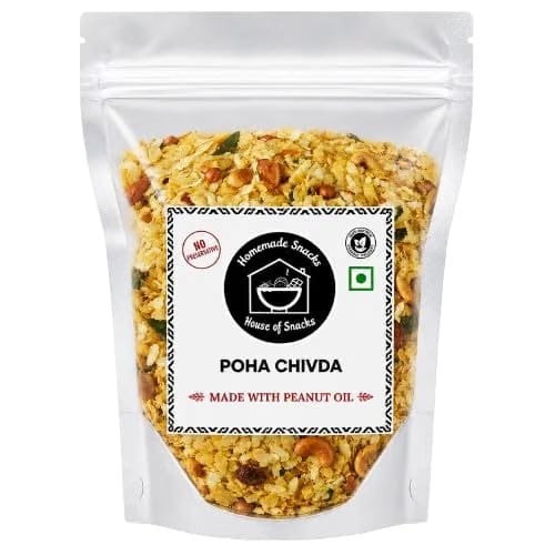 Homemade Snacks Poha Chivda