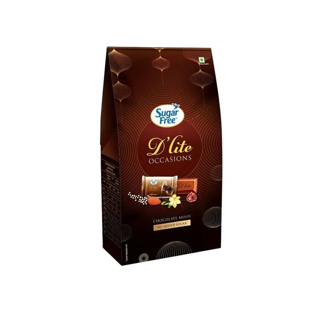 Sugar Free D'Lite Chocolate Minis Festive Celebration Gift Box