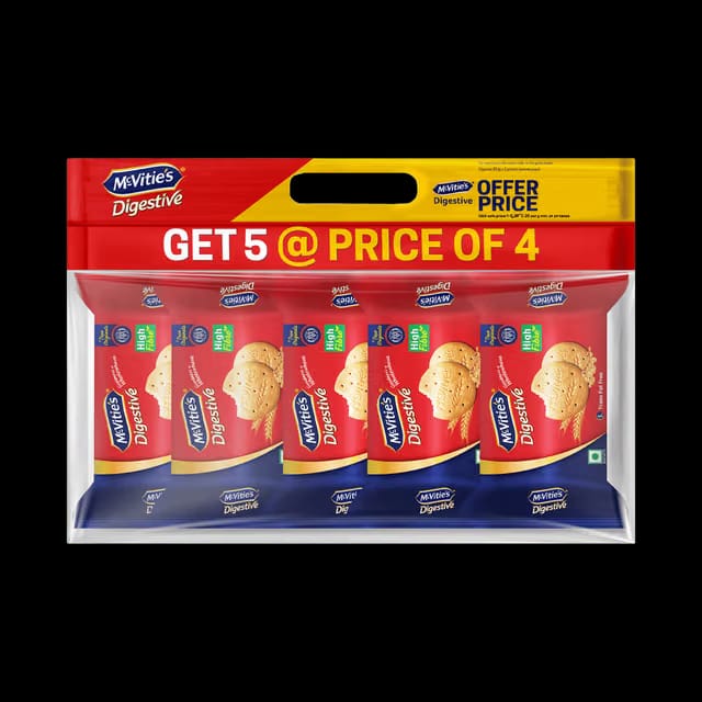 Mcvitie's Digestive High Fibre Biscuits With Goodness Of Wholewheat
