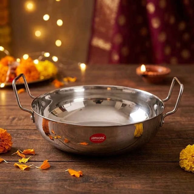 Stainless Steel Kadai 3 Litre