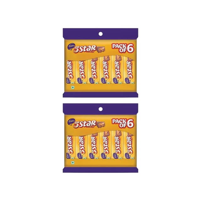 Cadbury 5 Star Kitted Pack Chocolatey Bars