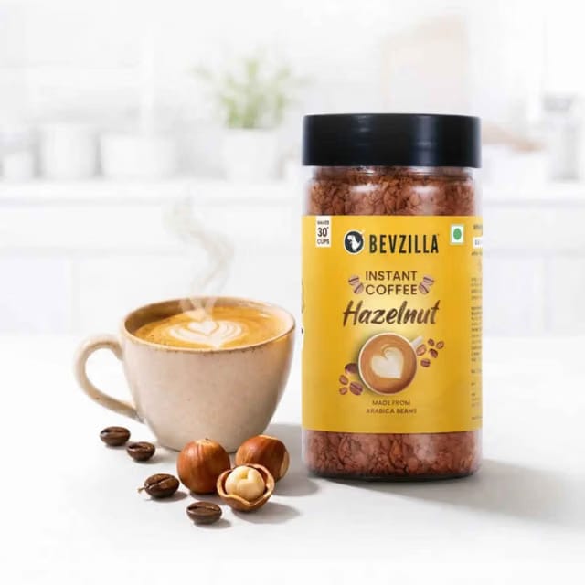 Bevzilla Hazelnut Instant Coffee Powder