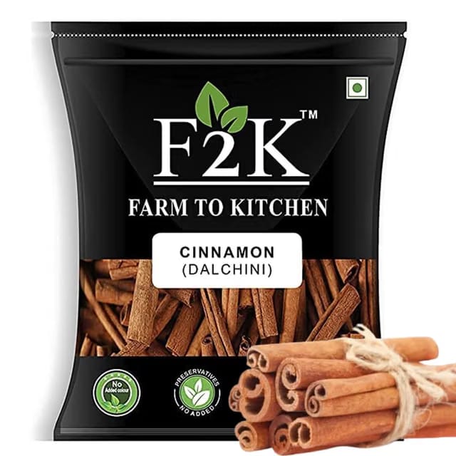 F2K Cinnamon Stick Dalchini 100g Culinary Grade - The Sweetest Smoothest Experience Warmth