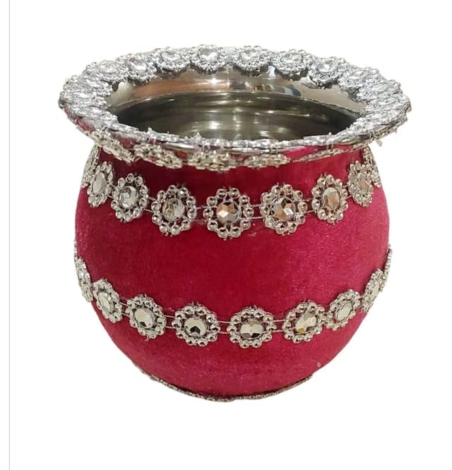 Decorated/Designer Kalash/Lota for Pongal/Sankranti Puja/Wedding/marriage/Karvachauth