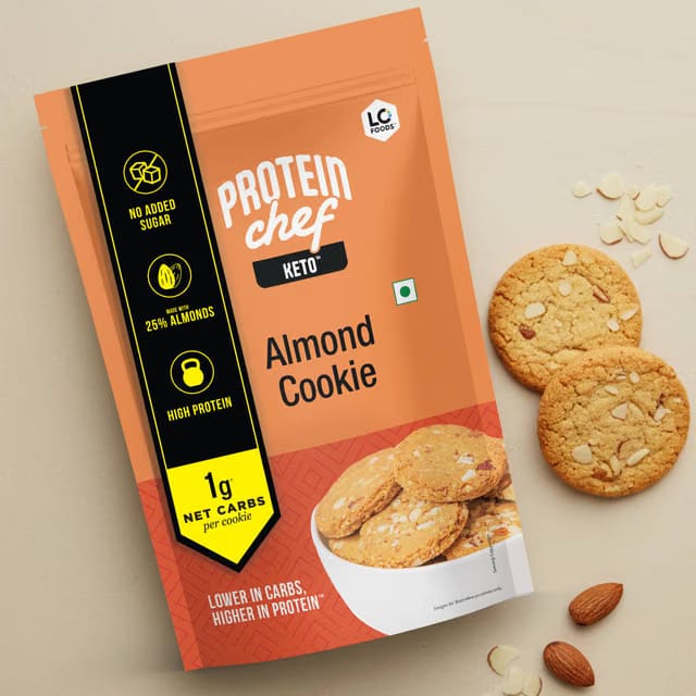 Protein Chef Almond Keto Cookies (25% Almonds, No Added Sugar)聽聽聽