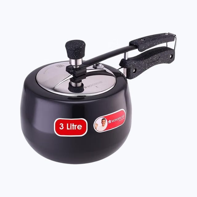 Taurus Hard Inner Lid Anodized Pressure Cooker,3 Litre