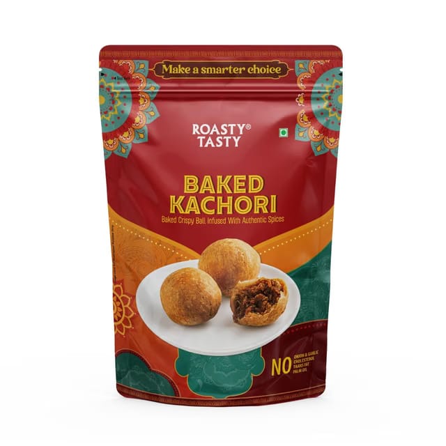 Roasty Tasty Baked Kachori - Dry Kachori 180g Healthy Namkeen Snacks