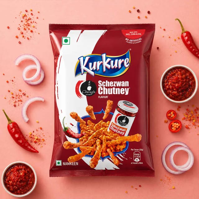 Kurkure Namkeen Schezwan Chutney Flavour