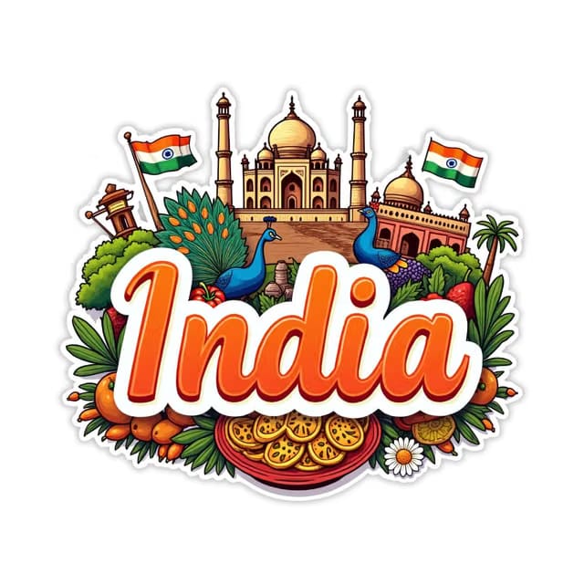 GiftOday India Country Theme Souvenir Wooden Refrigerator Stylish Fridge Magnet - Perfect Souvenir Gift for Brother