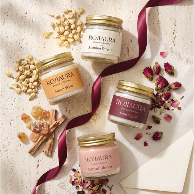 Discovery Set Luxury Scented Candle Gift Set of 4 Mini Candles