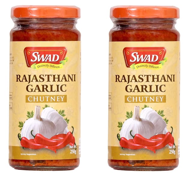 SWAD Rajasthani Garlic Chutney, Lahsun Chutney, Lahsan Ki Chatni